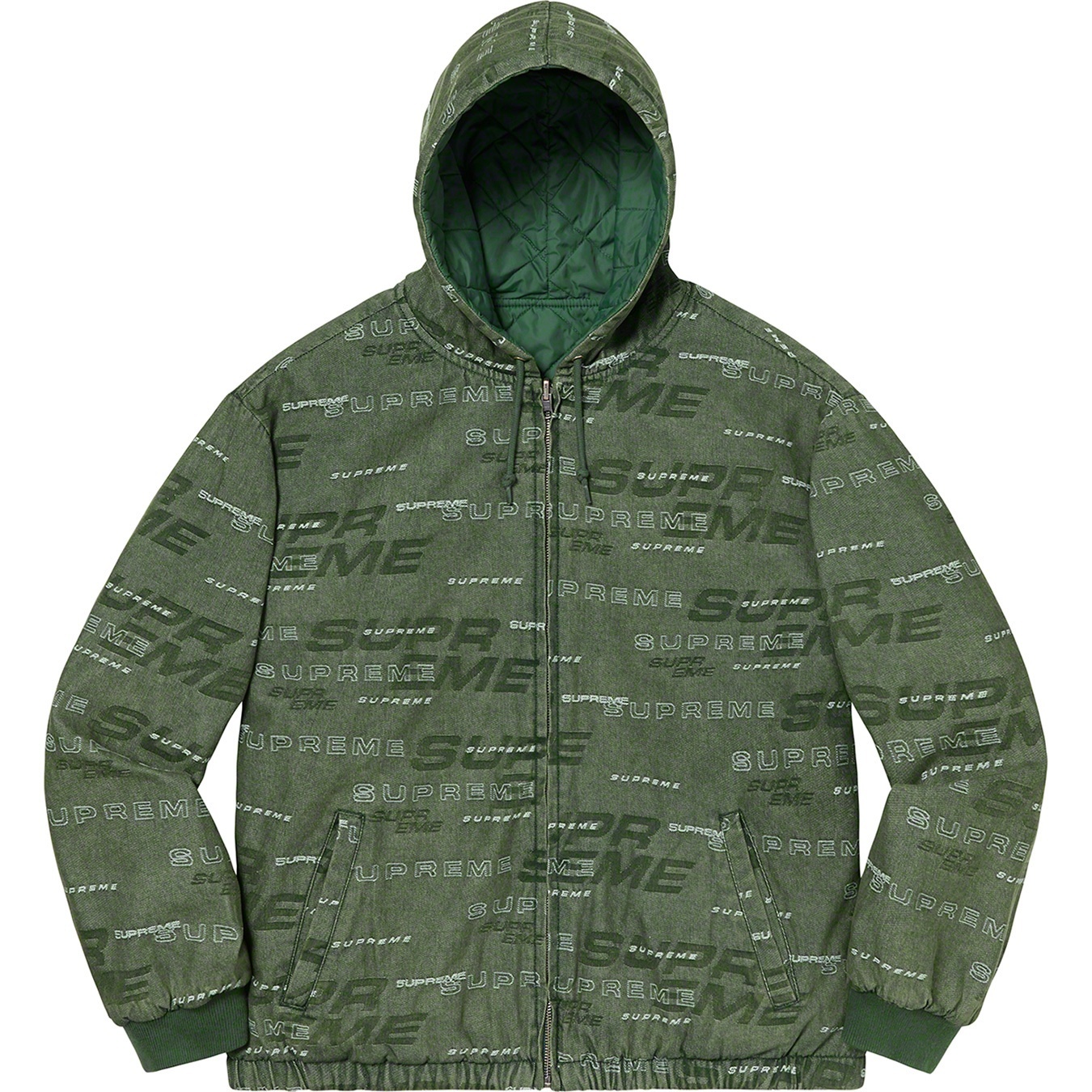 Reversible Dimensions Logo Denim Work Jacket view 10
